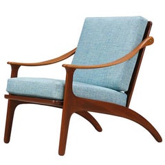 Arne Hovmand-Olsen Teak Lounge Chair for Mogens Kold