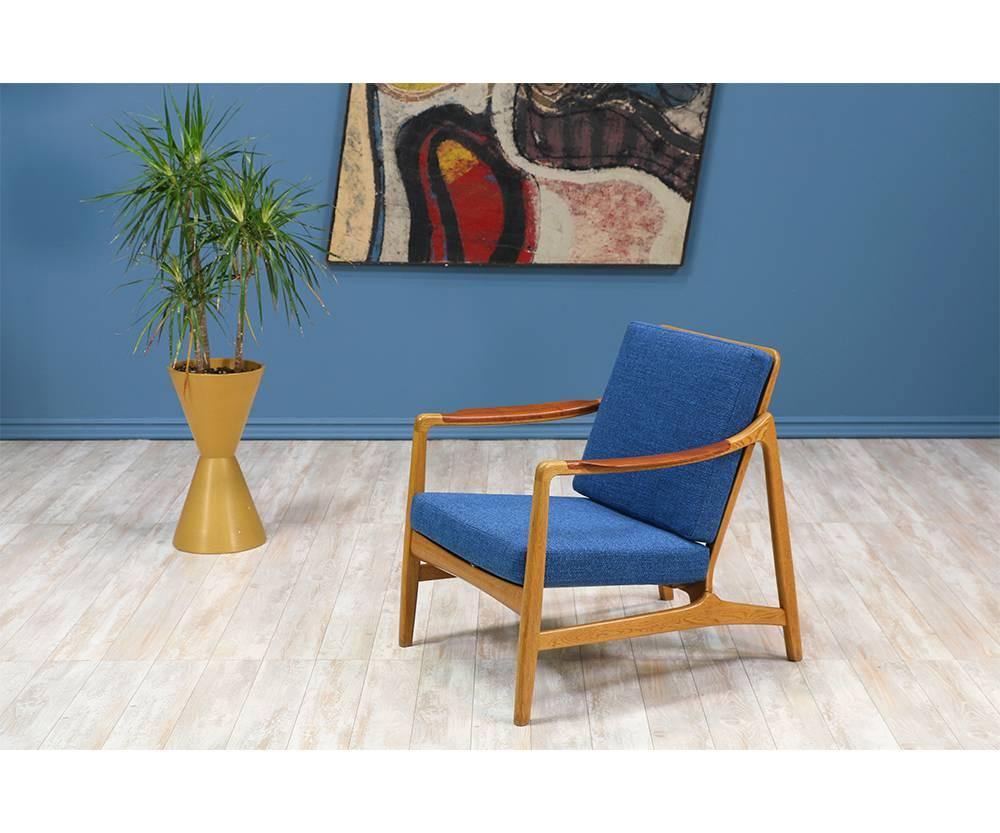 Mid-Century Modern Tove & Edvard Kindt-Larsen Teak Lounge Chair for France & Daverkosen