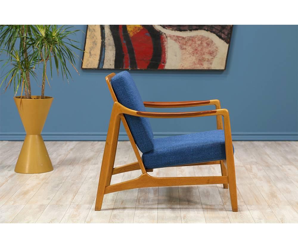 Mid-20th Century Tove & Edvard Kindt-Larsen Teak Lounge Chair for France & Daverkosen