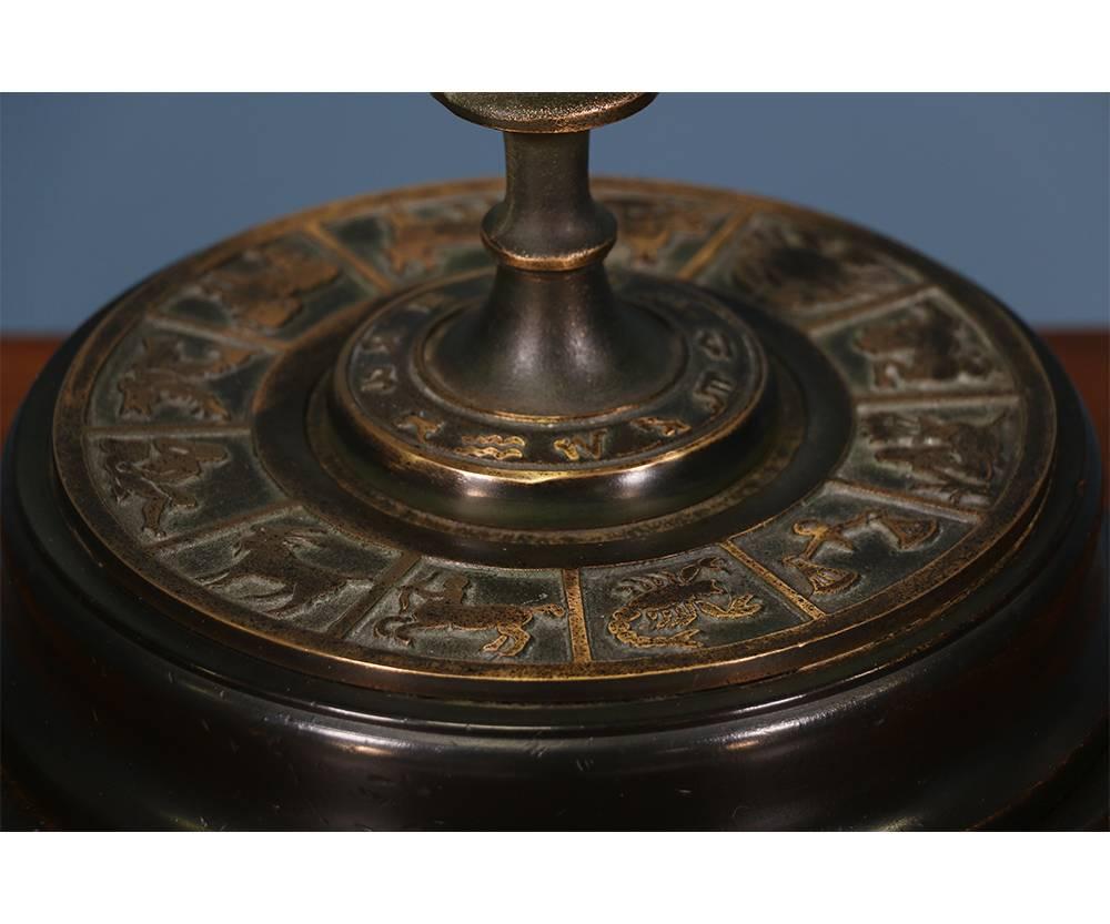 Frederick Cooper Astrological Zodiac Armillary Table Lamp 1