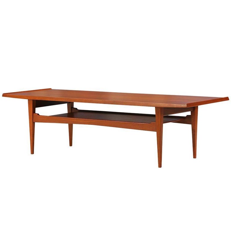 Danish Modern Teak Coffee Table by Moreddi at 1stDibs