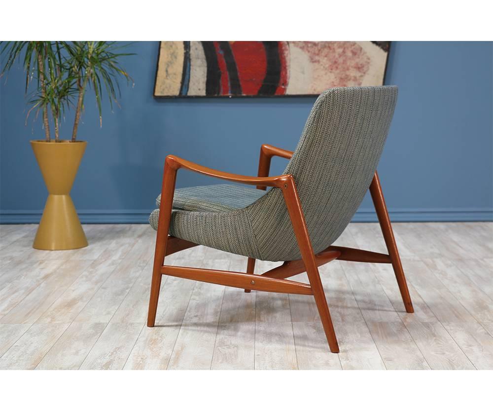 Mid-Century Modern Adolf Relling Teak Lounge Chair for Dokka Møbler