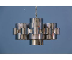 Curtis Jere “Cloud” Chrome Chandelier for Artisan House