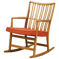 Hans J. Wegner ML-33 Rocking Chair for Mikael Laursen