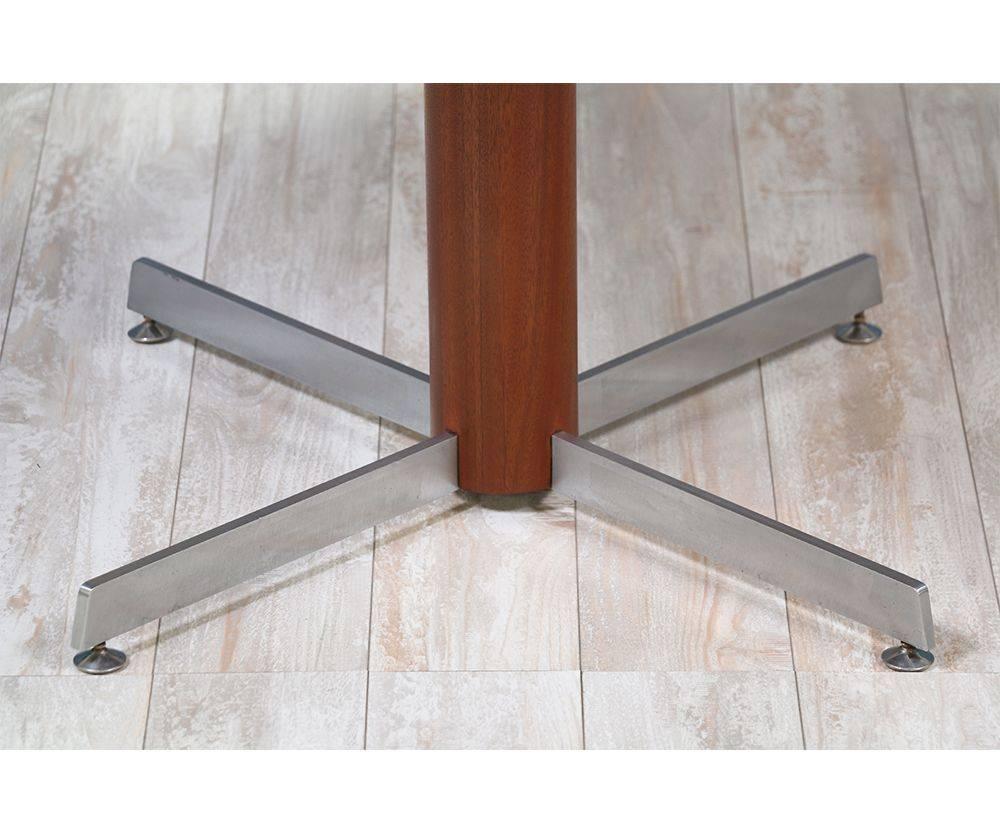 Danish Modern Teak and Steel Height Adjustable Table 1