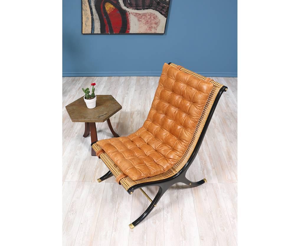 Mid-20th Century Gerald Jerome Scoop Lounge Chairs for Heritage