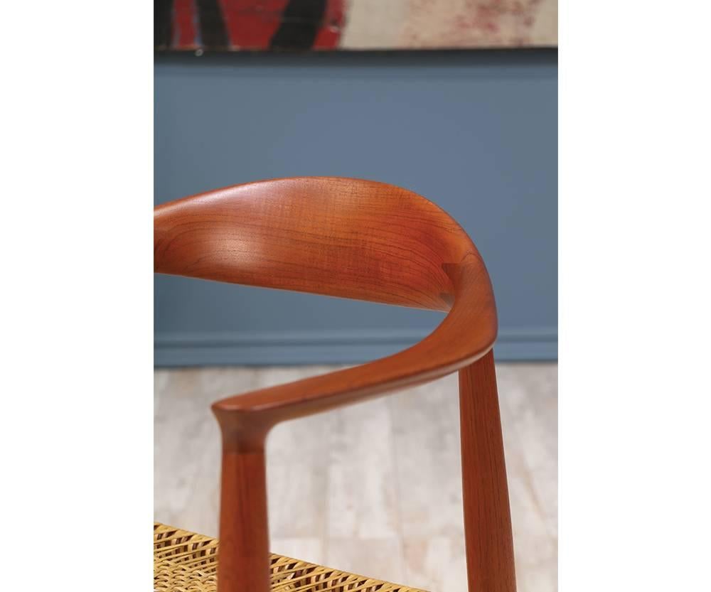 Hans J. Wegner “Round” Caned Armchair for Johannes Hansen 2