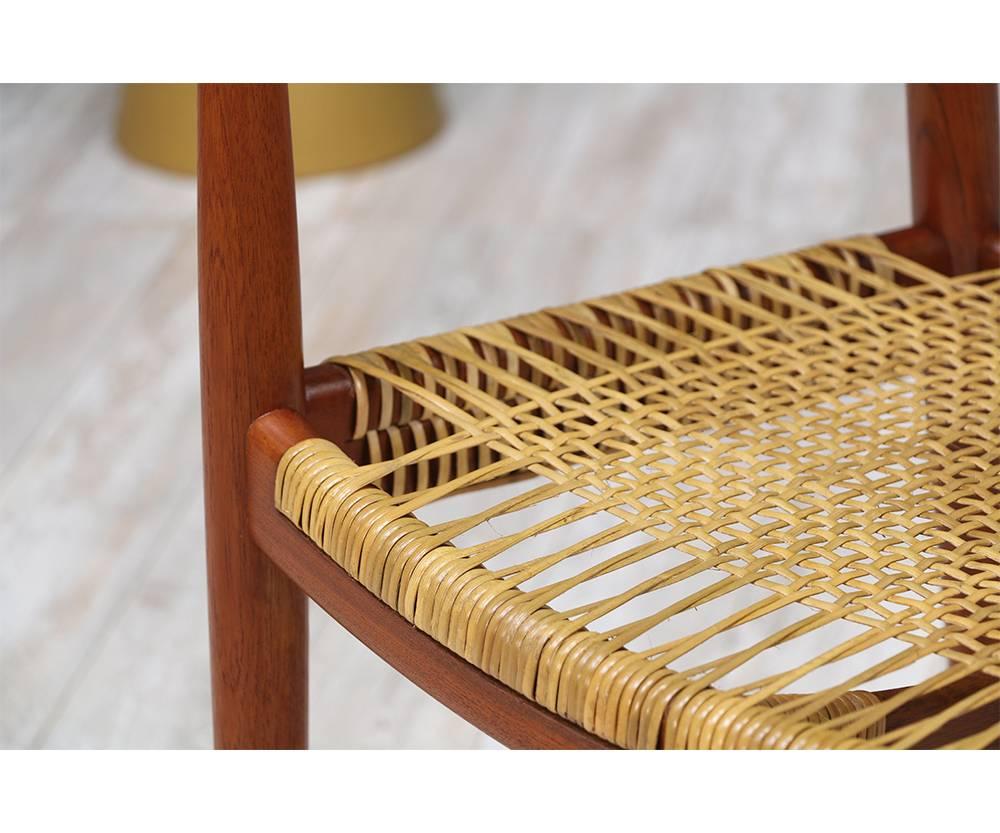 Hans J. Wegner “Round” Caned Armchair for Johannes Hansen 3