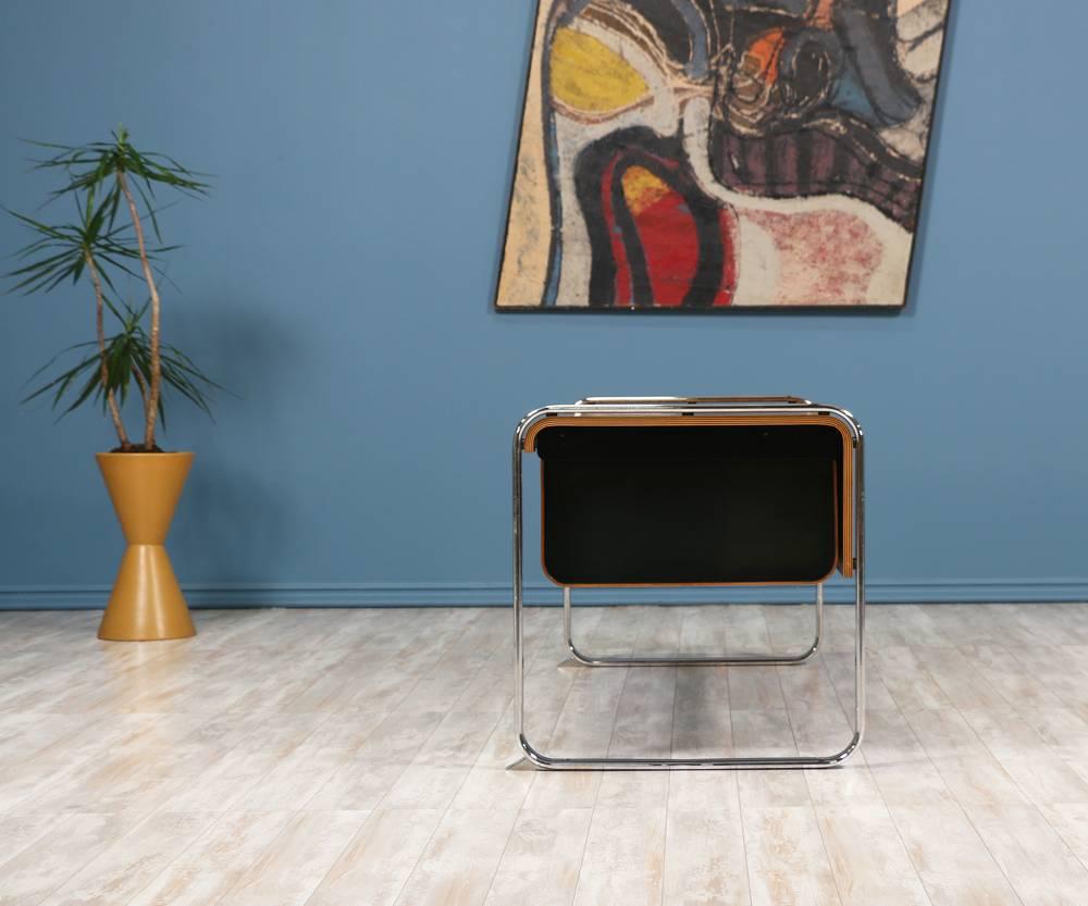 Late 20th Century Peter Protzman Zebrawood and Chrome Credenza for Herman Miller