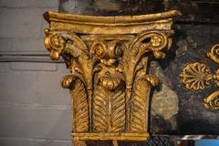 Italian Overmantle Mirror, Mid 19th Century, Empire Style, Faux Marble and Gilt