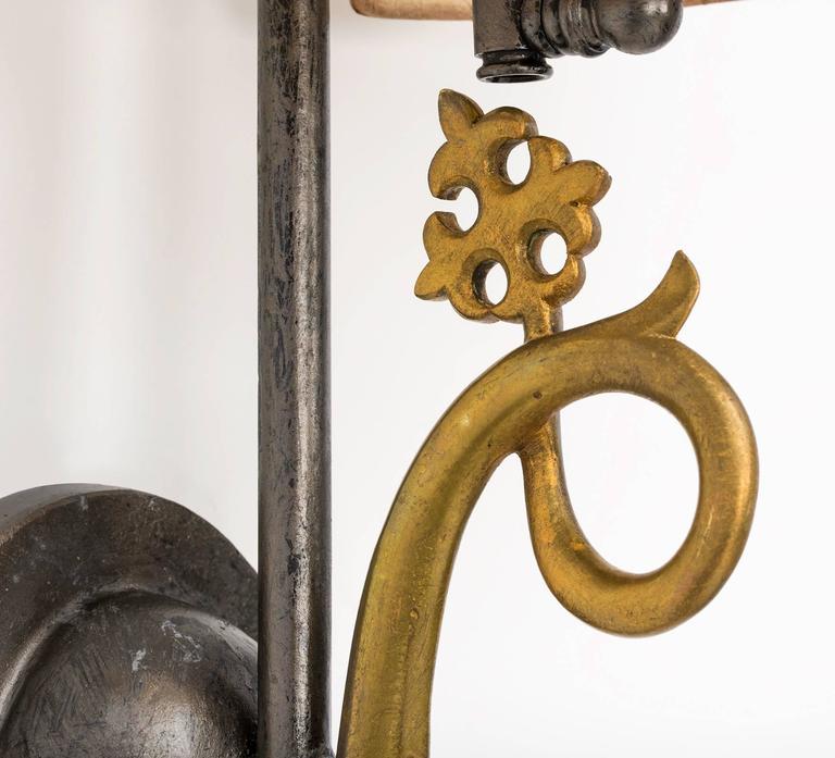 Pair of Gilt Bronze Griffin Dragon Wall Sconces at 1stdibs