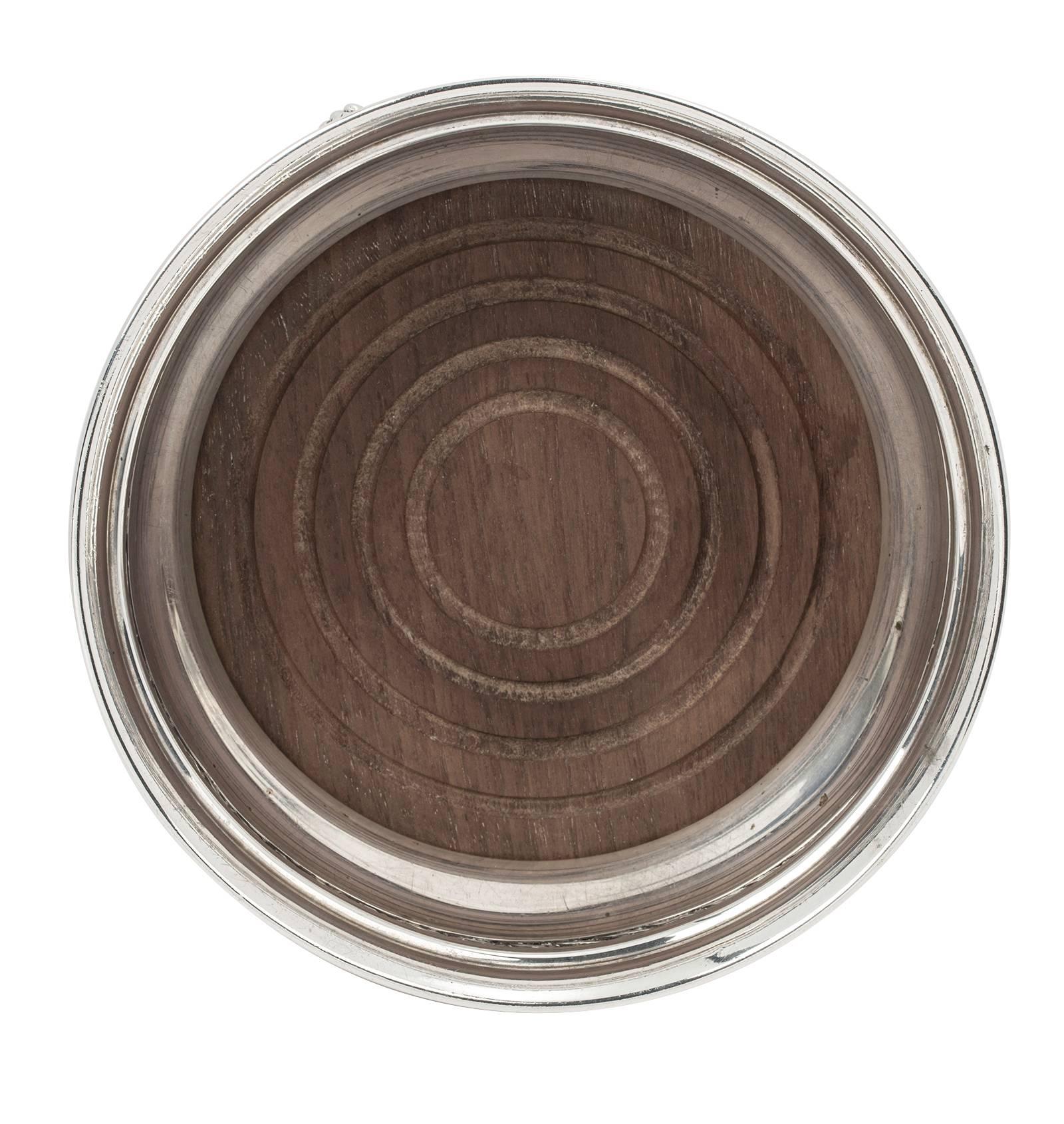 Mid-20th Century Sterling Silver Wine Coaster