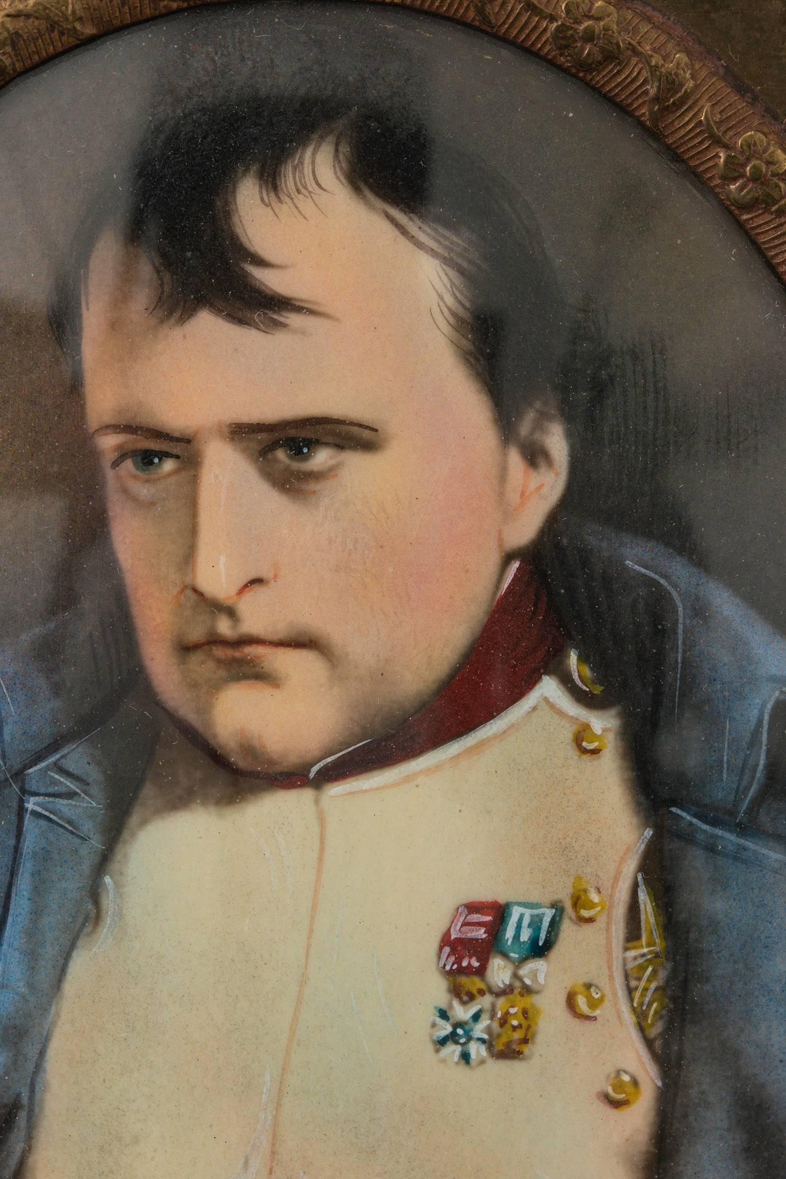 French 19th Century Napoleon Bonaparte Miniature Portrait