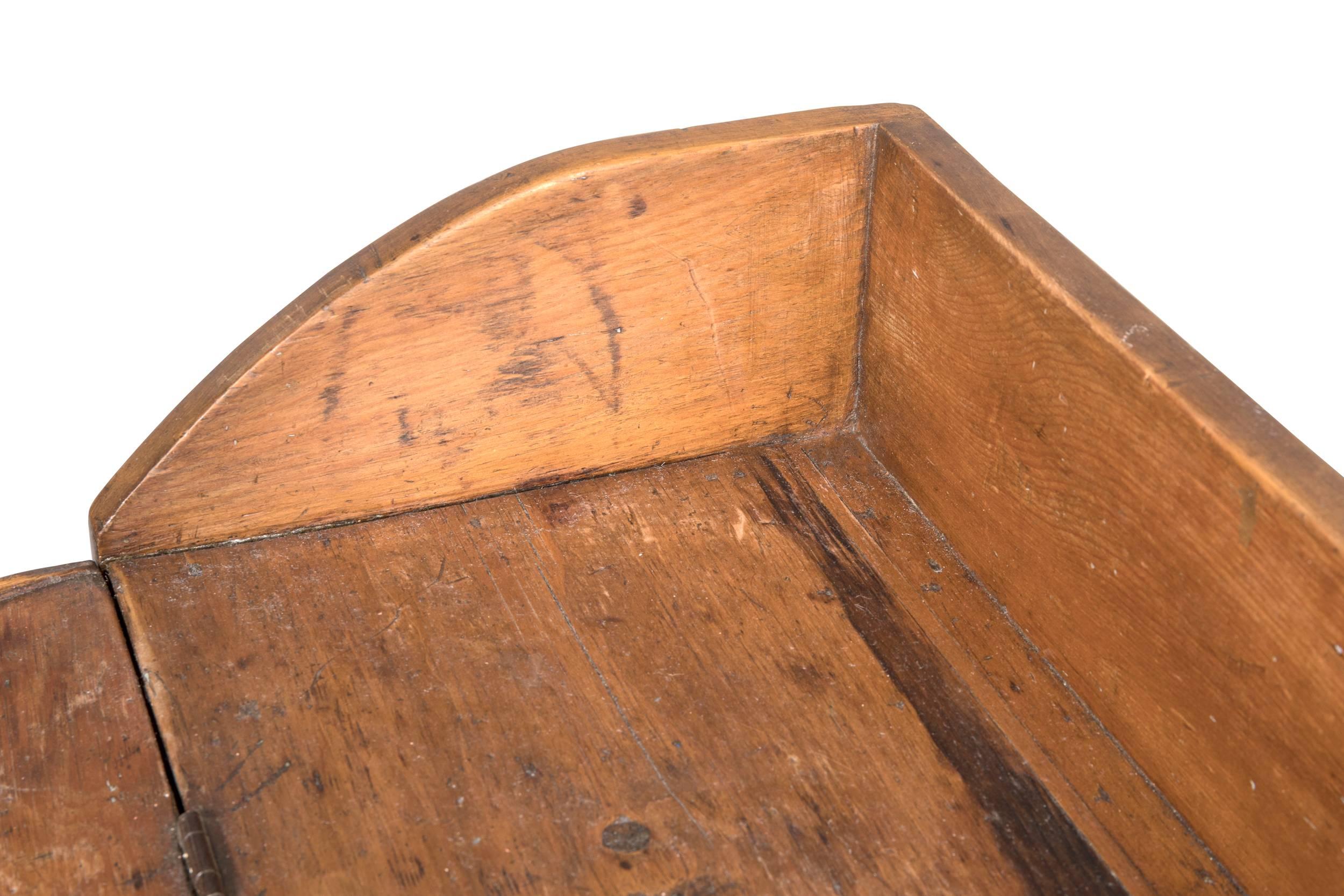 19th Century Primitive Americana Pine Desk 1