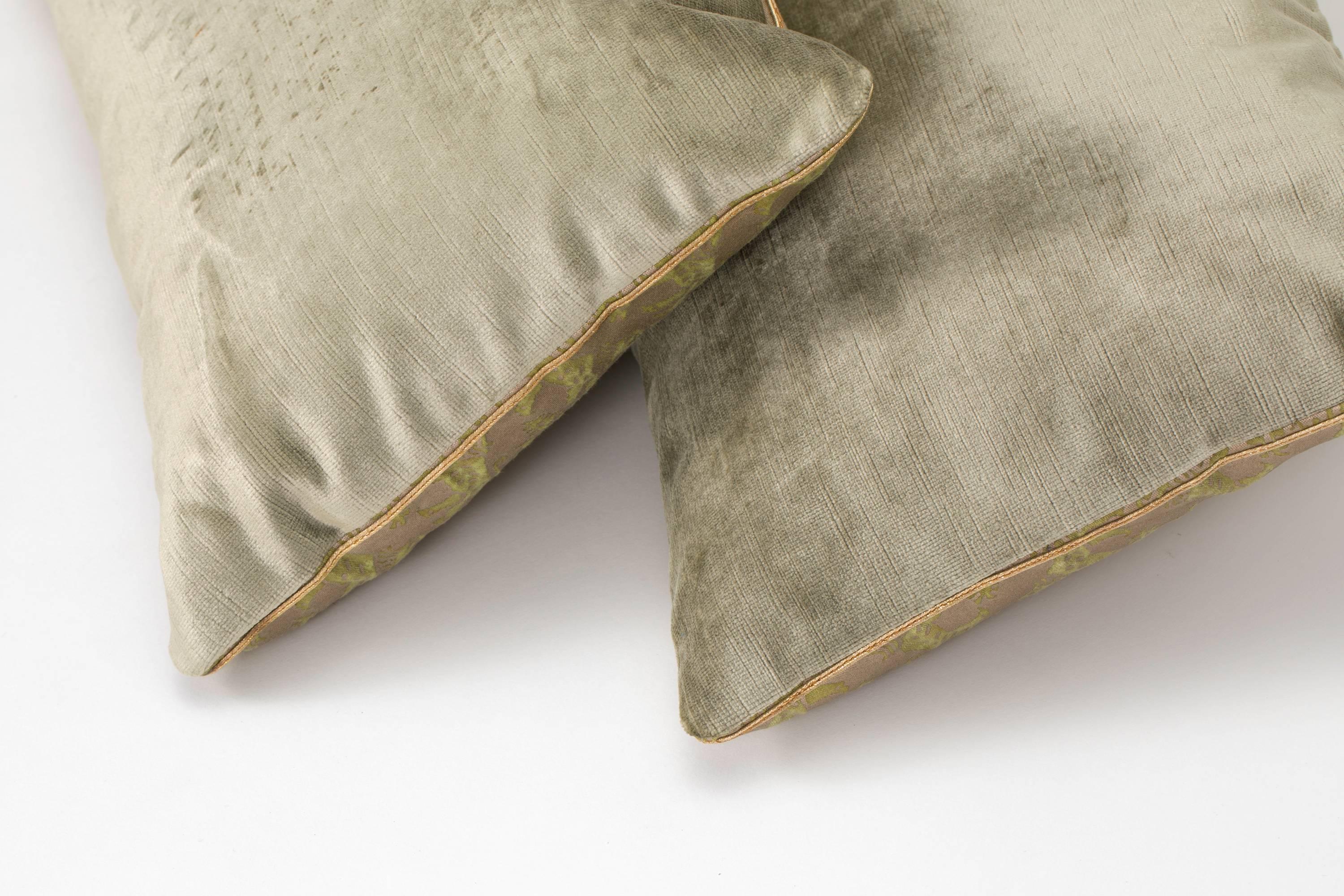 Fortuny Pillows, pair For Sale 2