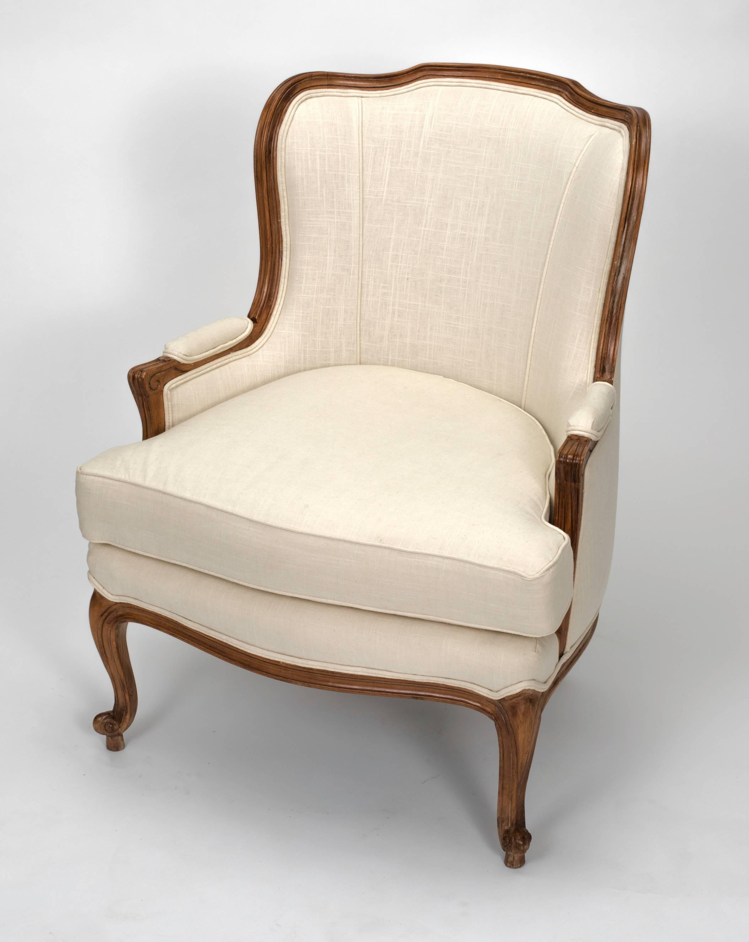 American Wingback Armchair  For Sale