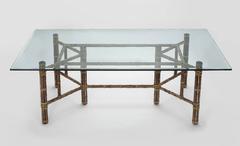 Bamboo Dining Table Chairs Set, Mcguire