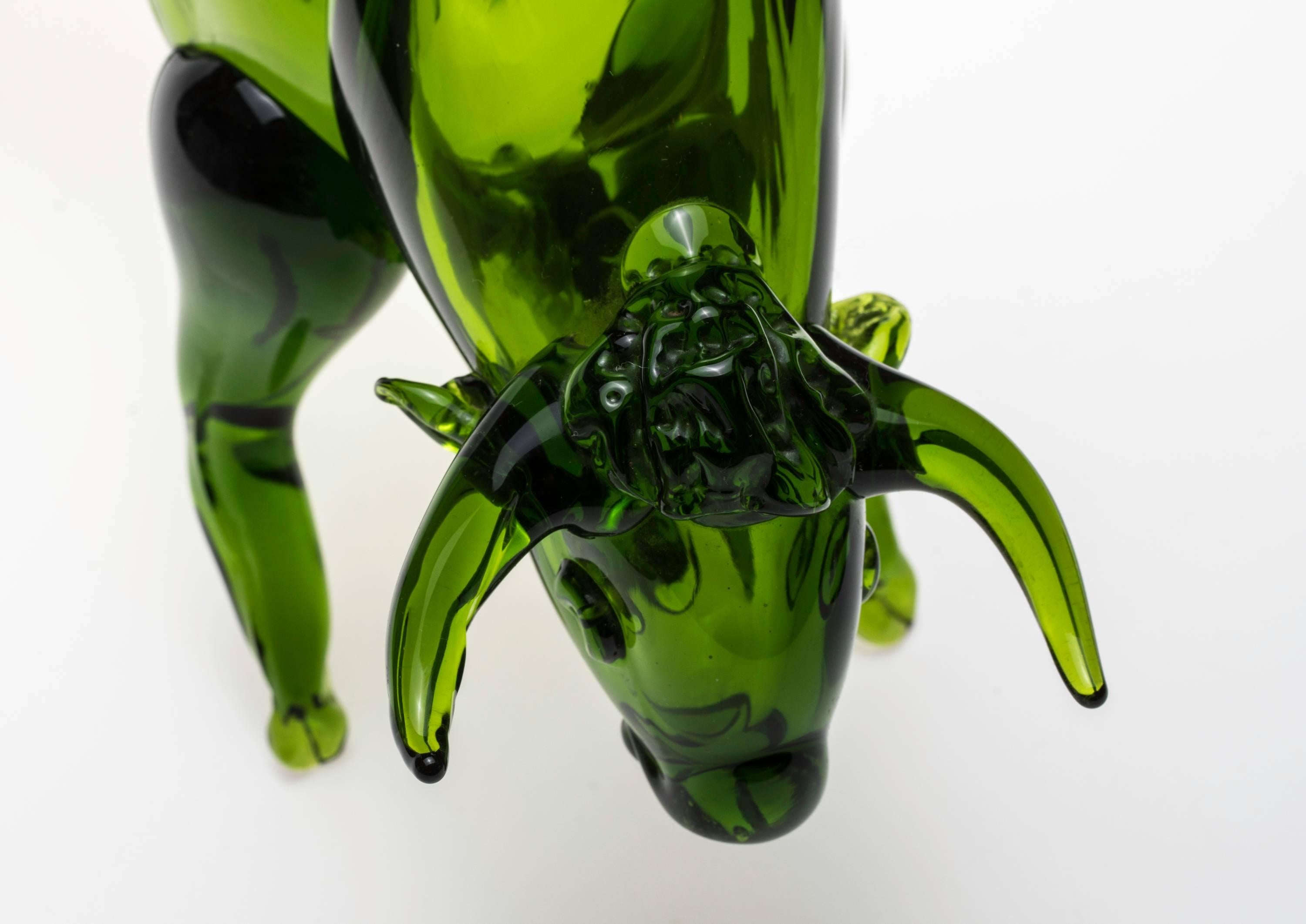 Art Glass Murano Glass Taurus Bull