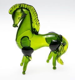Murano Glass Stately Horse Figurine