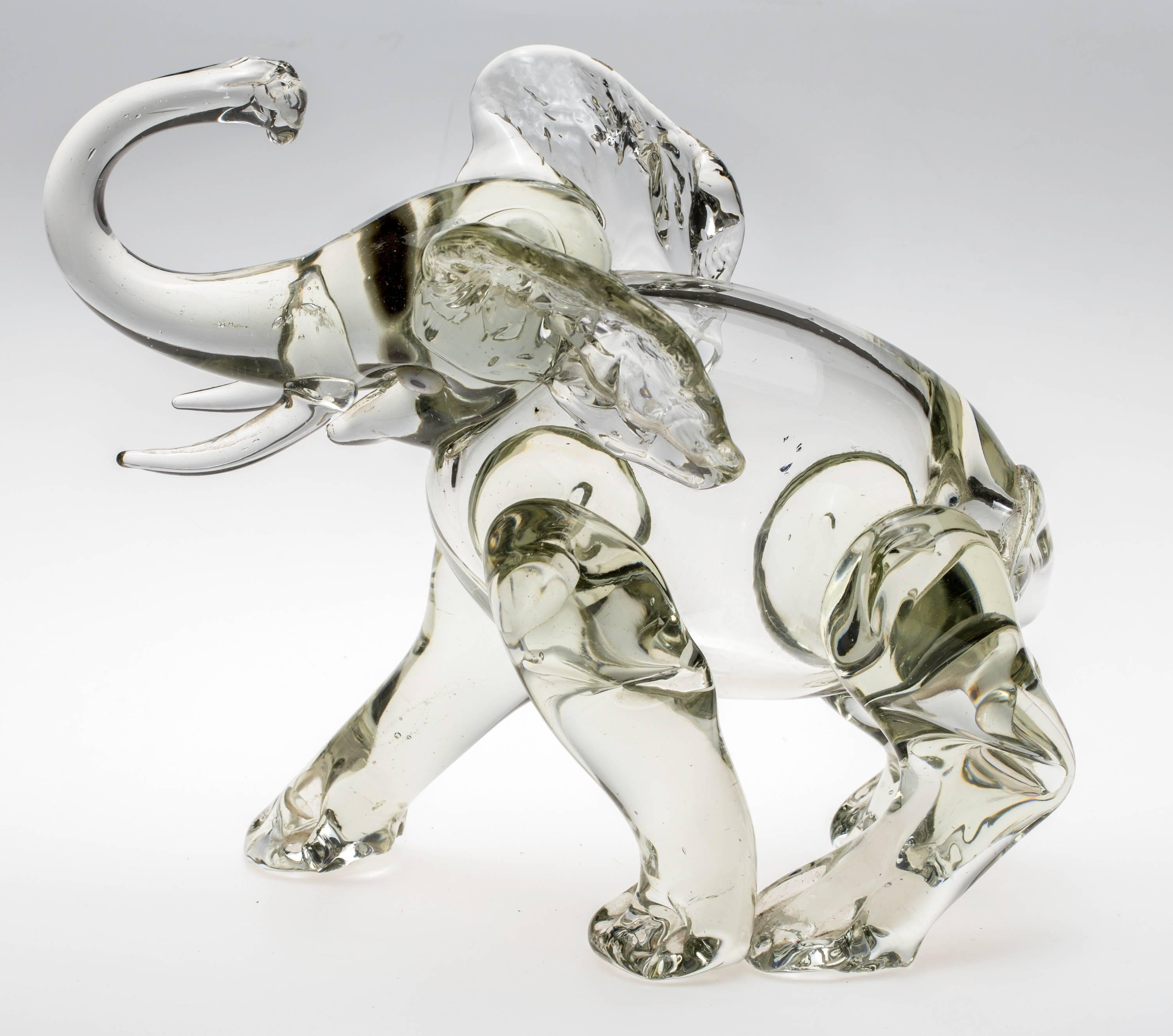 glass elephant figurines