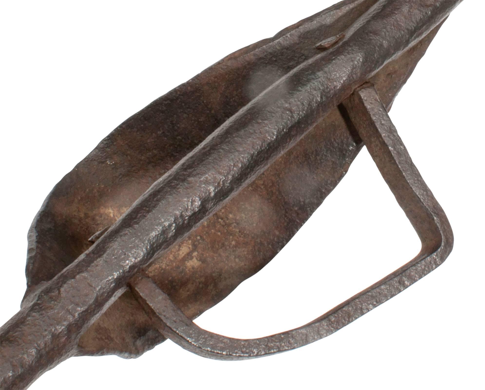 19th Century Hand-Wrought Iron Tool 1