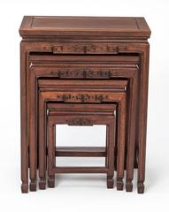 Rosewood Chinese Nesting Tables