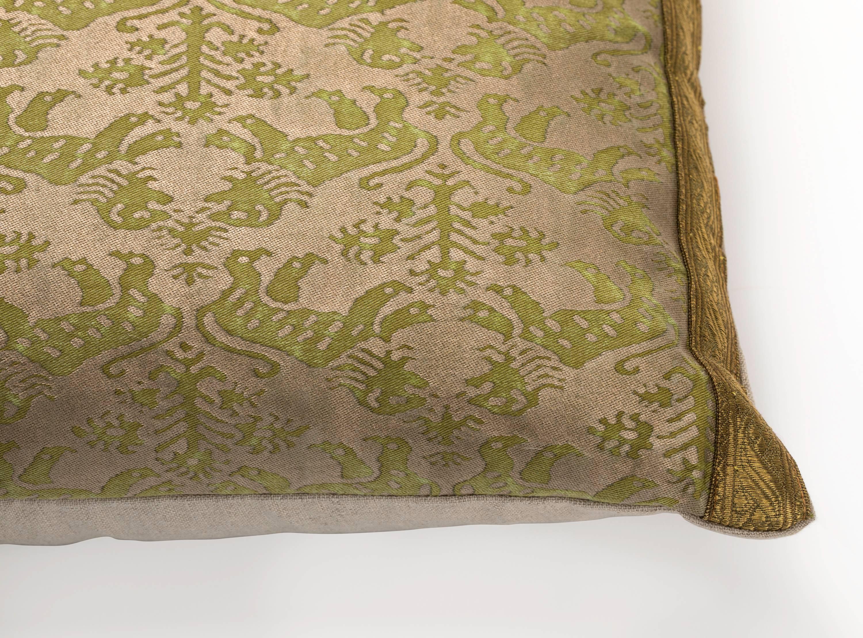 Silk Vintage Fortuny Pillow