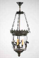 Lantern/Pendant Light, Bronze Griffins