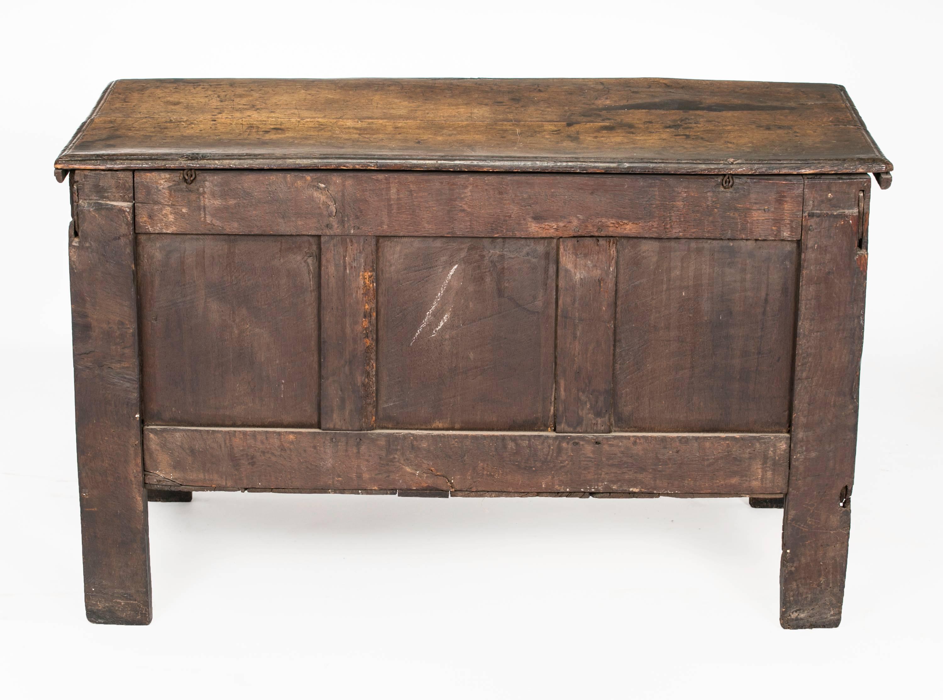 English 19th Century French Walnut Blanket Chest