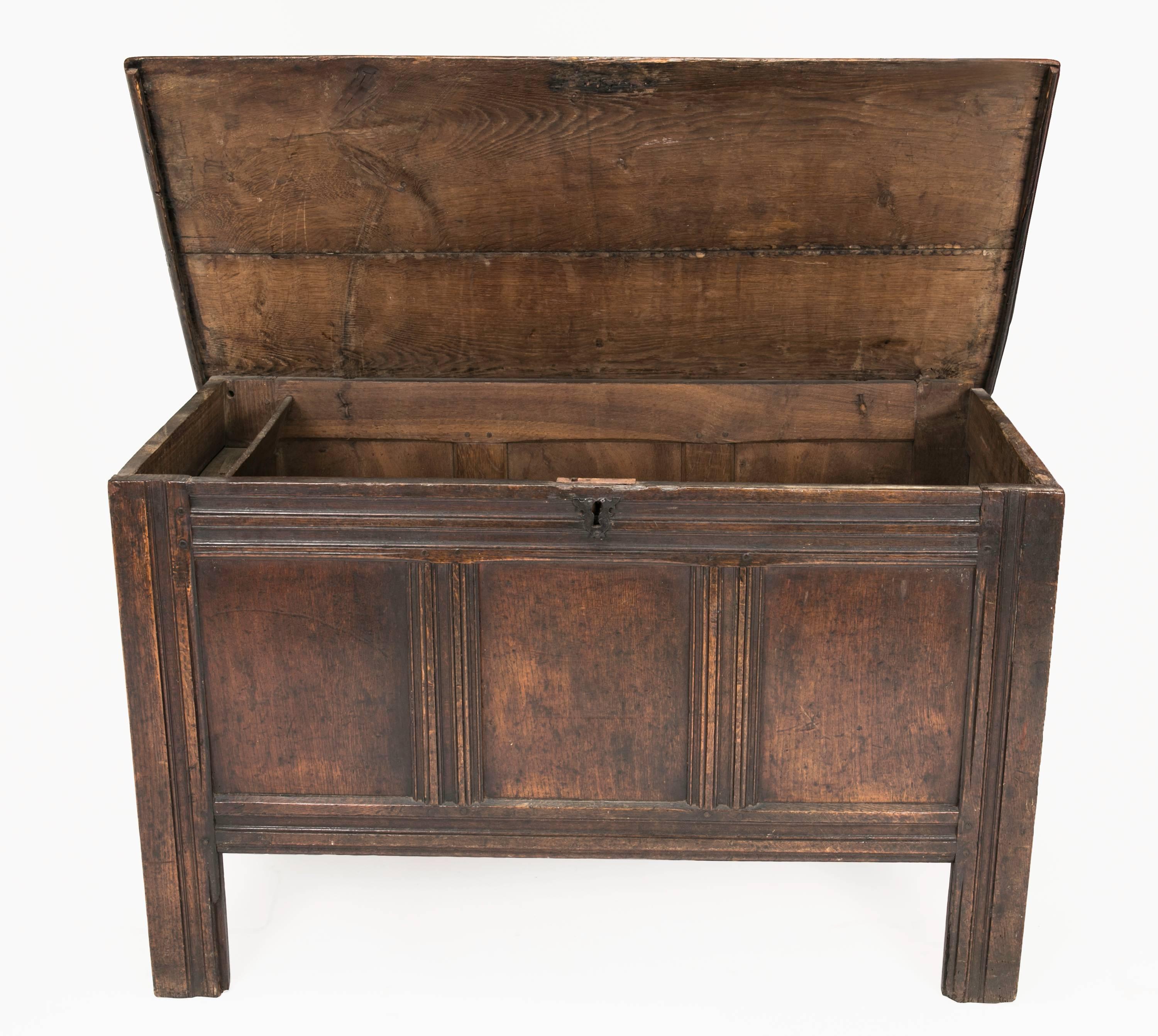 19th Century French Walnut Blanket Chest 4