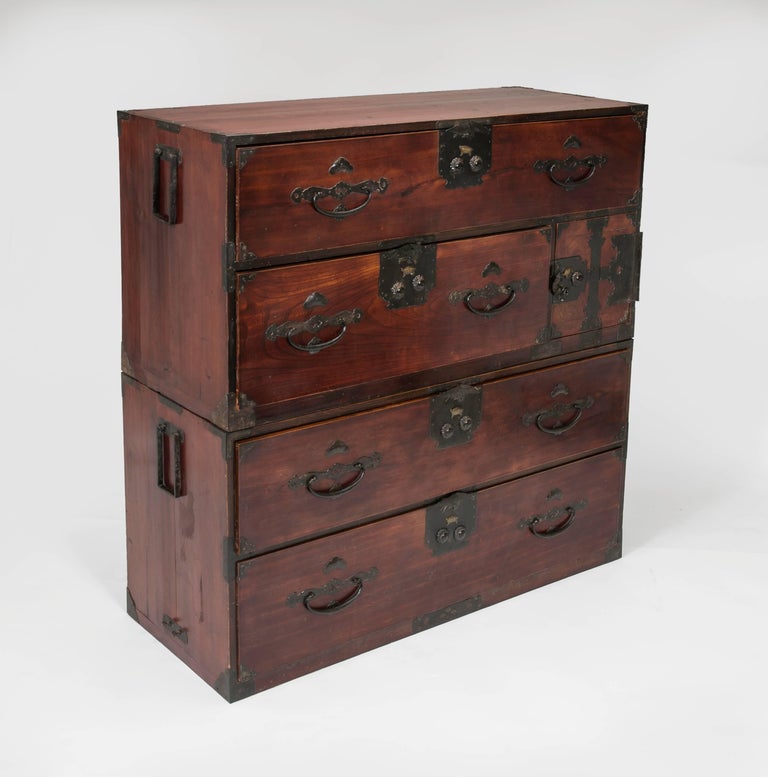 Antique Japanese Tansu Chest Of Drawers At 1stdibs Hand-Crafted Antique Japanese Tansu Chest of Drawers For Sale - Antique Japanese Tansu Chest Of Drawers At 1stdibs