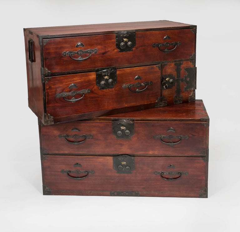 Antique Japanese Tansu Chest of Drawers at 1stdibs