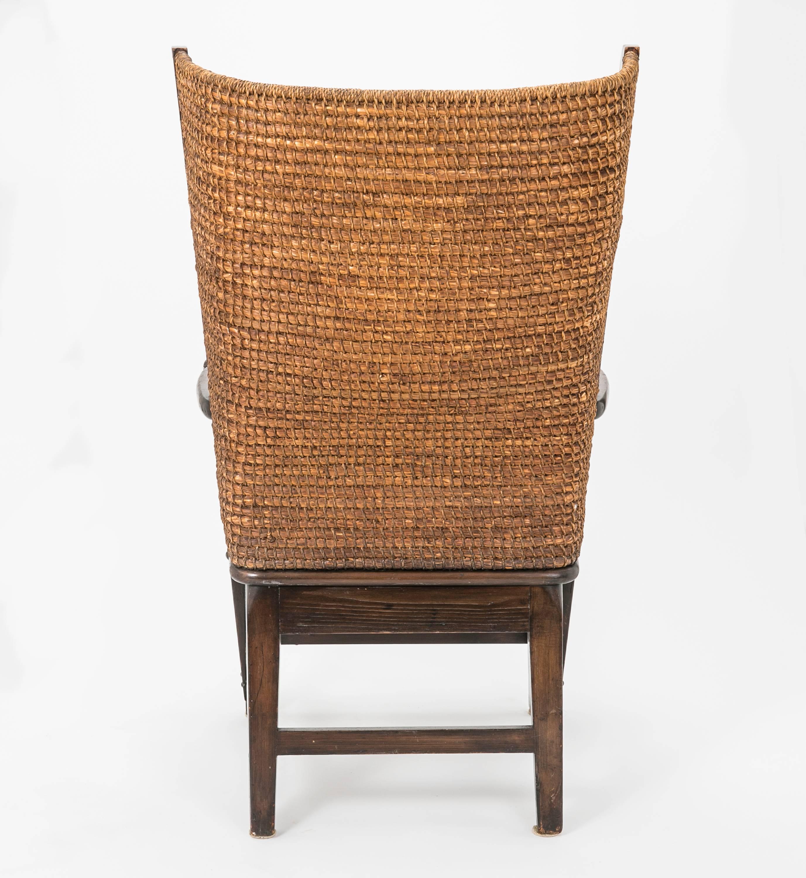 Seagrass Antique Rush Chair, Scottish Orkney