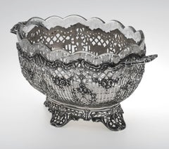 Sterling Silver with Crystal Bowl Dish