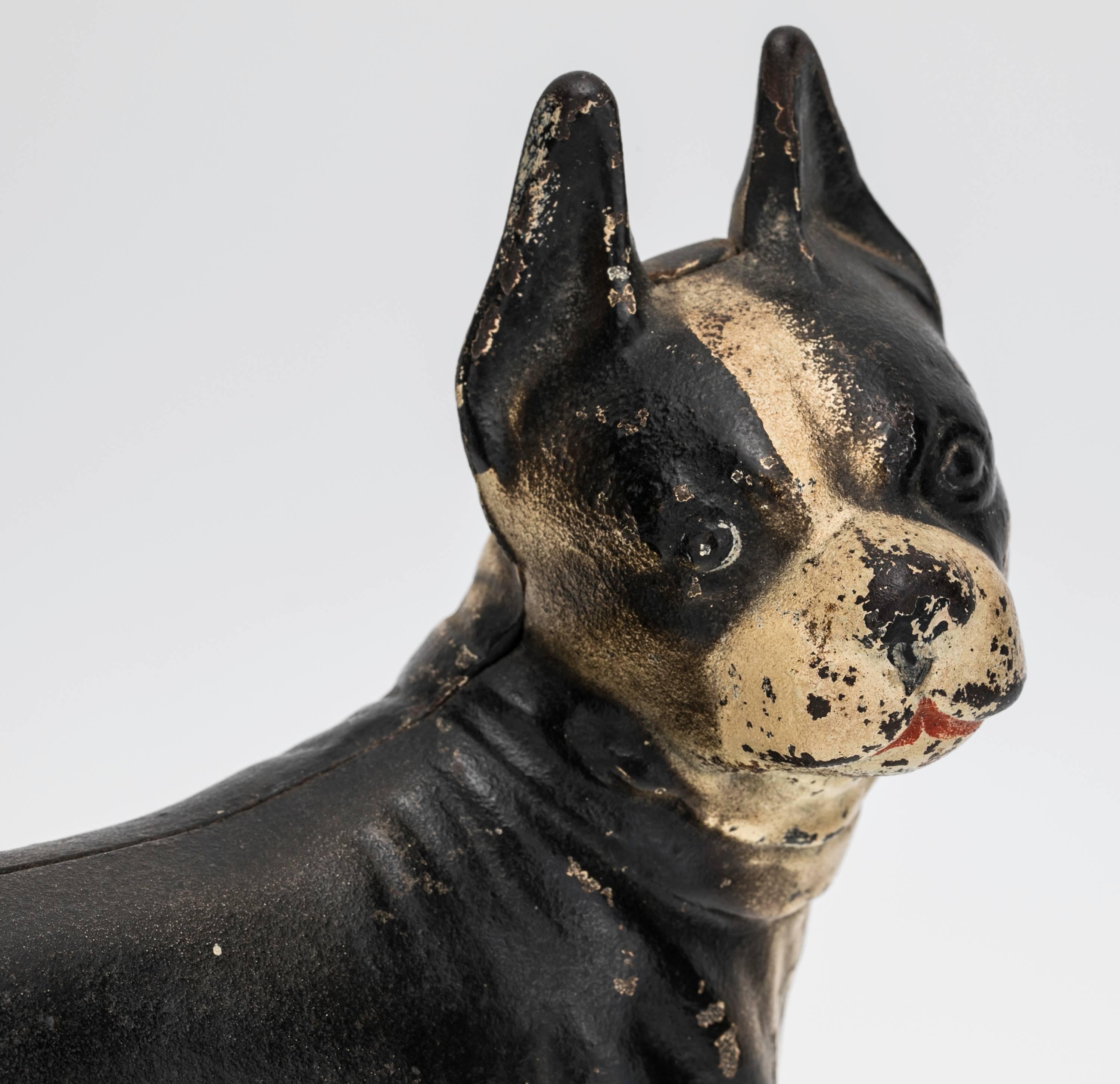 Boston Terrier Dog, Iron Doorstop Door Stop 4