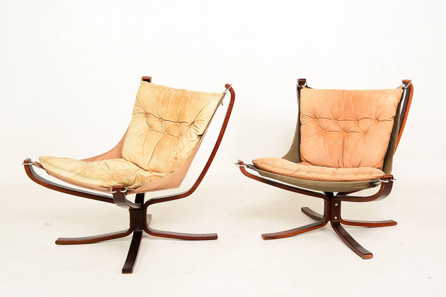 Norwegian Falcon Chairs and Ottoman Sigurd Resell