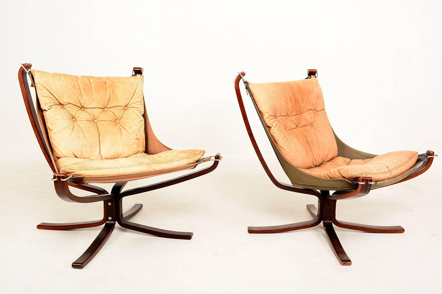 Falcon Chairs and Ottoman Sigurd Resell 1
