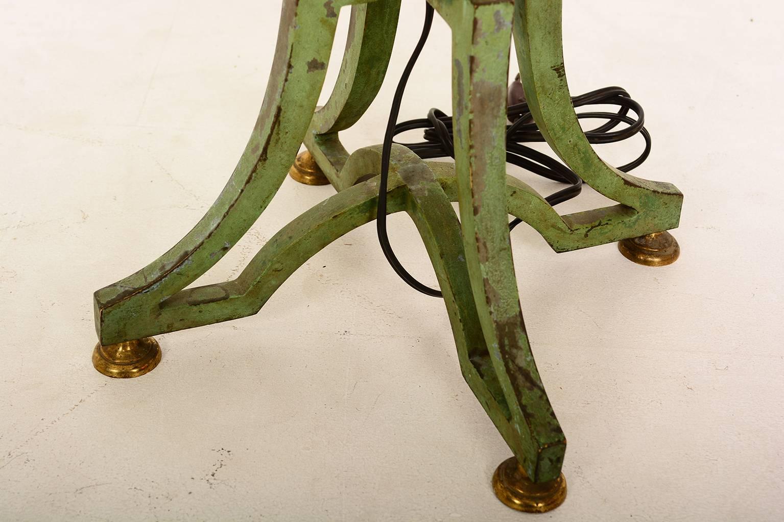 Brass Table Lamp Attributed to Arturo Pani