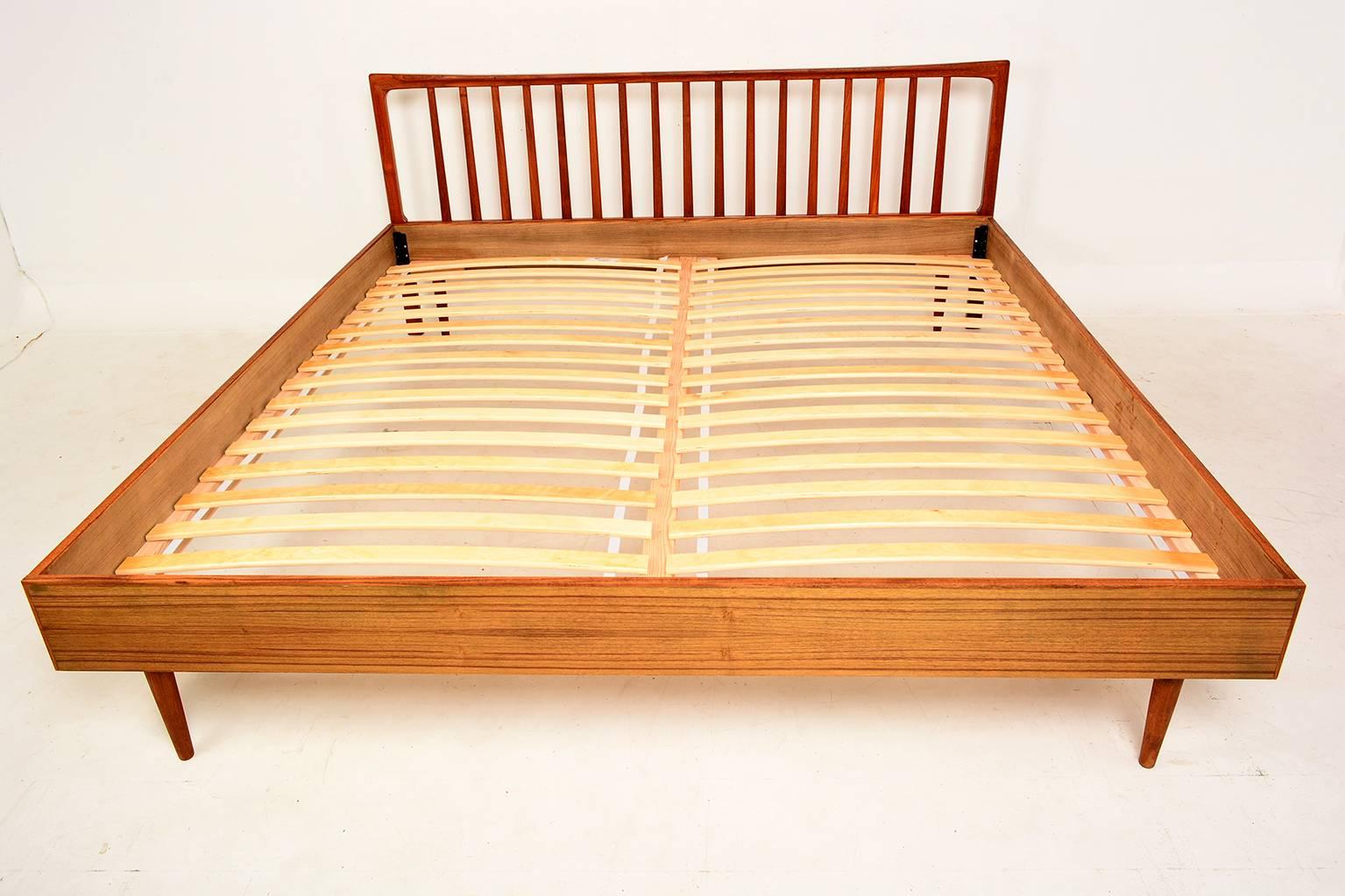 danish teak bed frame