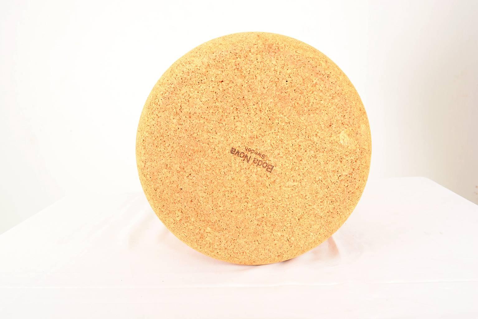 Swedish 1970s Cork Ice Bucket by Signe Persson Melin for Boda Nova Sweden, Midcentury