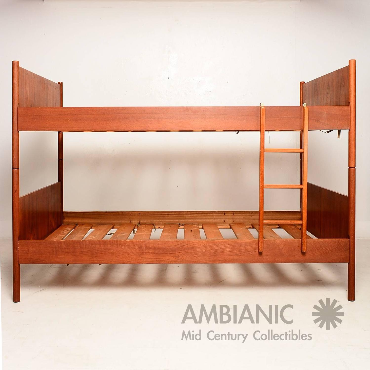 mid century modern loft bed