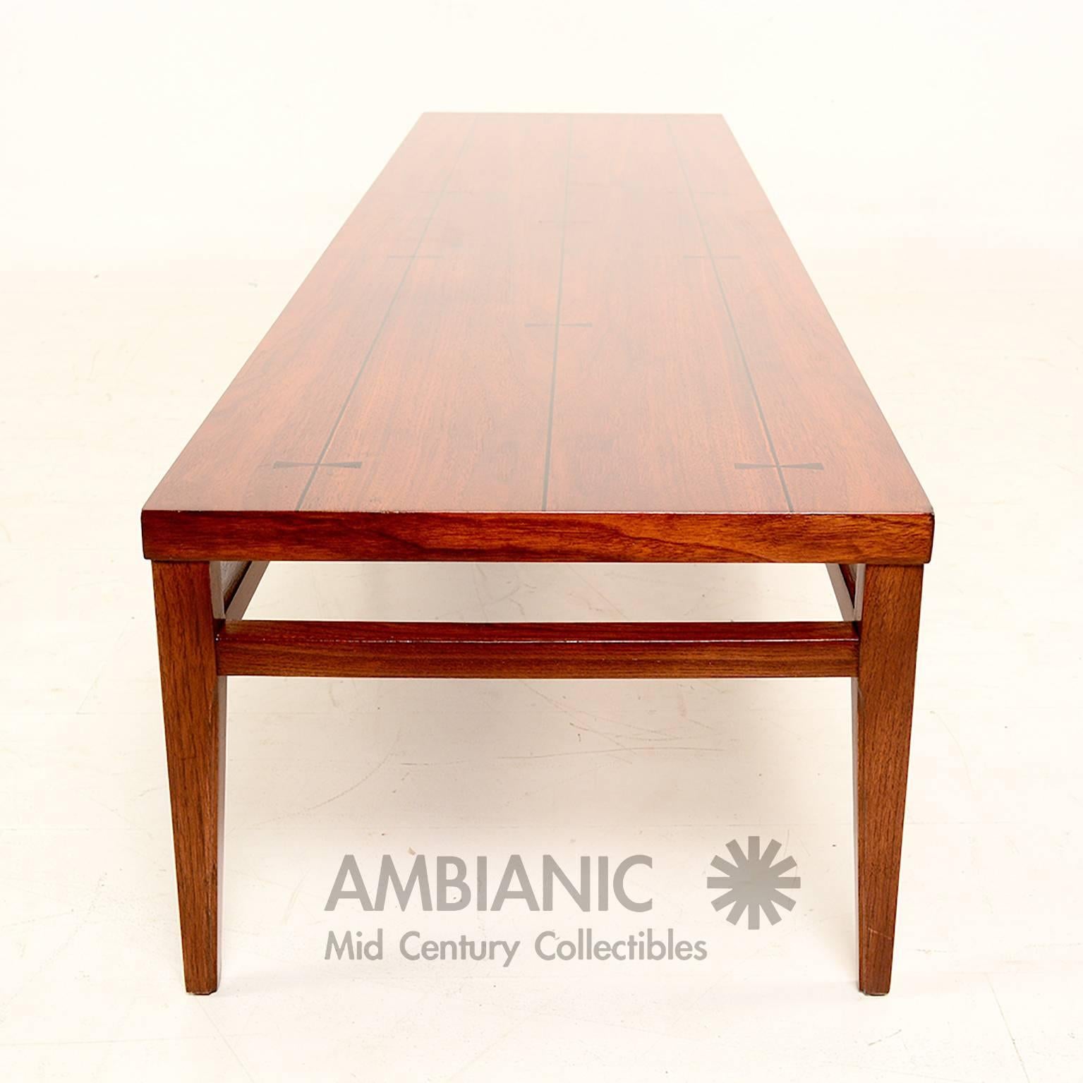 American Mid-Century Coffee Table by Lane, Paul McCobb Era