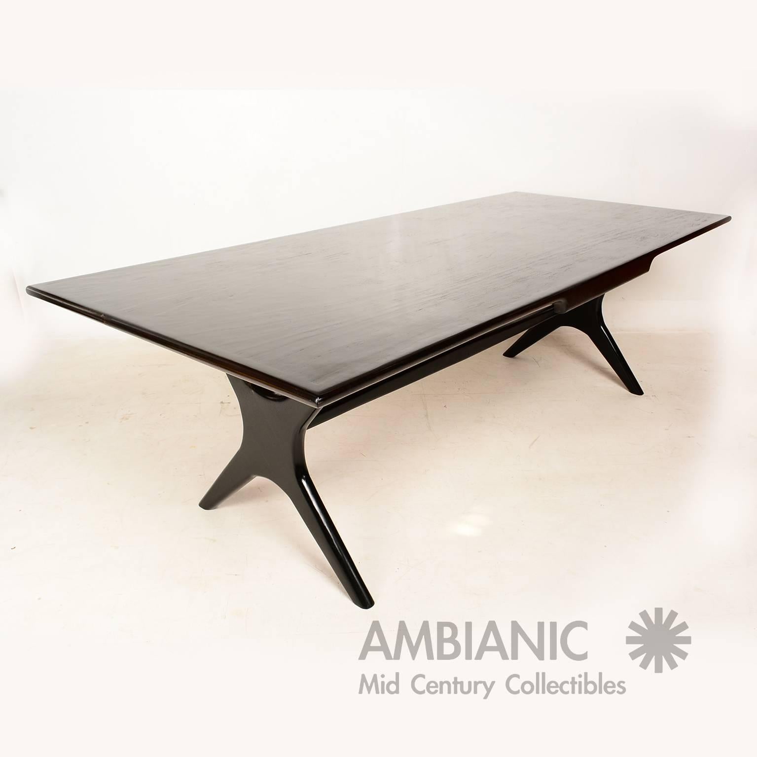 Mid-Century Modern Mexican Modernist Dining Table with 
