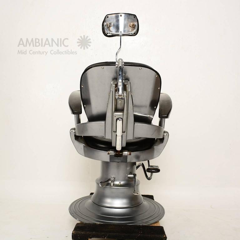 Ritter Art Deco Machine Age Barber Dentist Dental Chair at 1stDibs