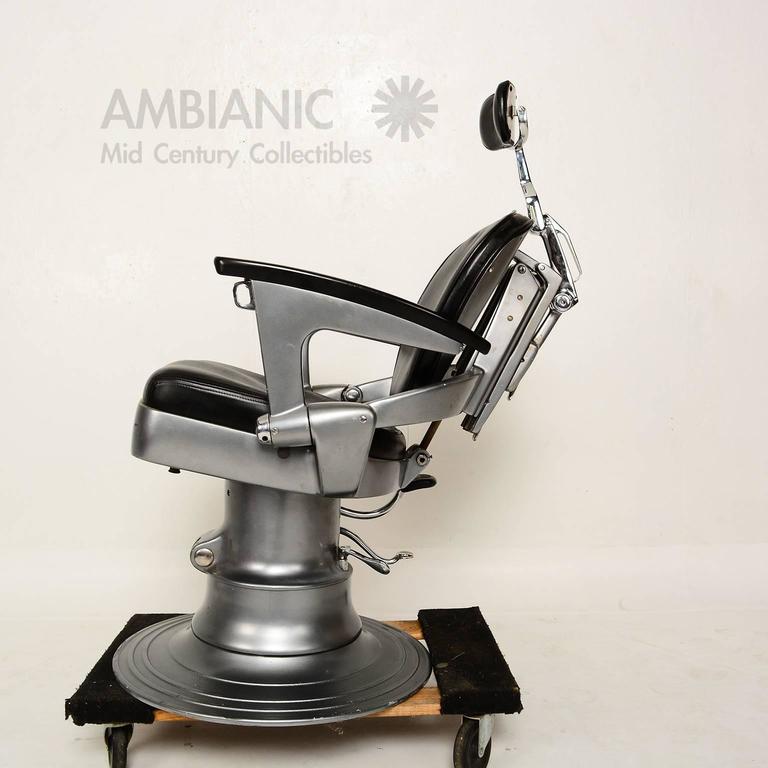 Ritter Art Deco Machine Age Barber Dentist Dental Chair at 1stdibs