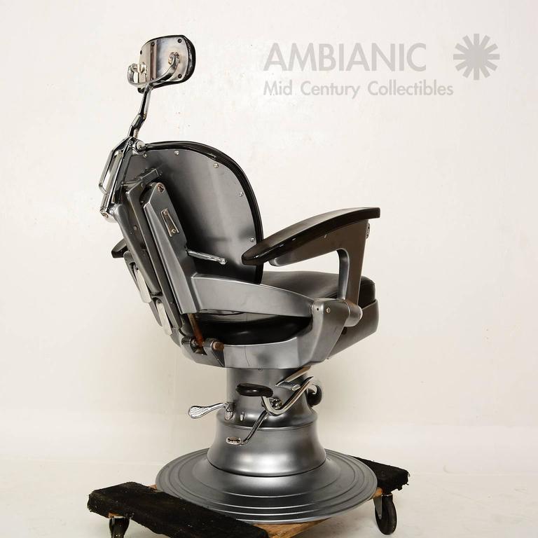 Ritter Art Deco Machine Age Barber Dentist Dental Chair at 1stDibs