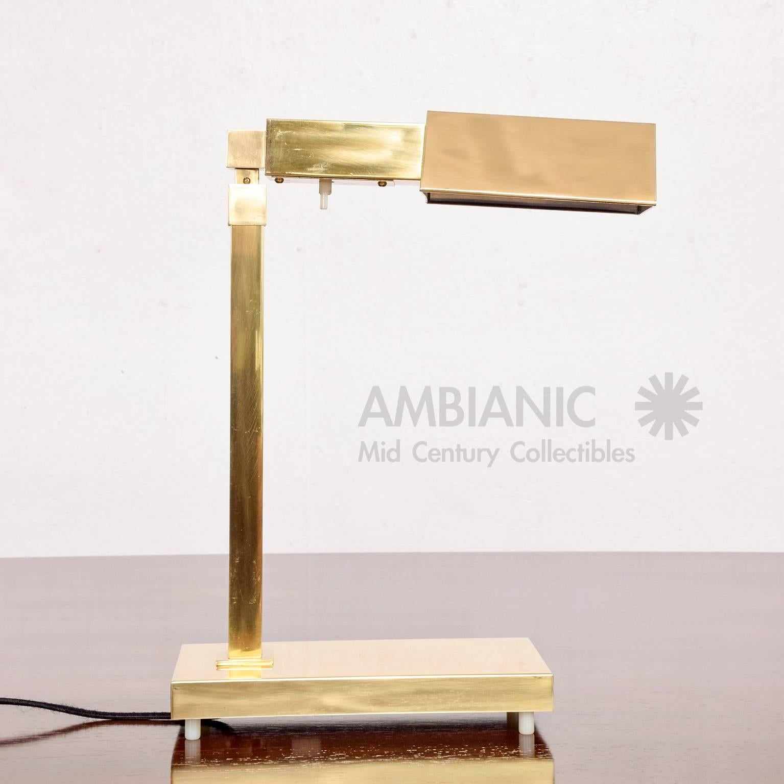Brass Table Desk Lamp Mid-Century Modern  3