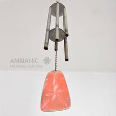 Mid-Century Modern Aluminum Wind Chime after Walter Lamb