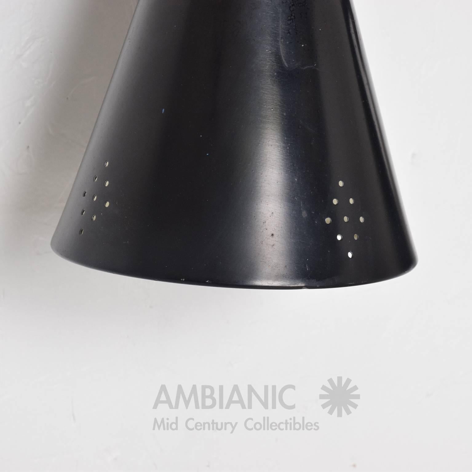 Mid-20th Century Pair of Mid-Century Modern Wall Sconces Made of Aluminum