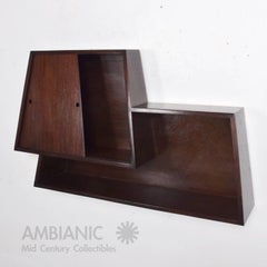 Mexican Modernist Wall-Mounted Shelving System Storage